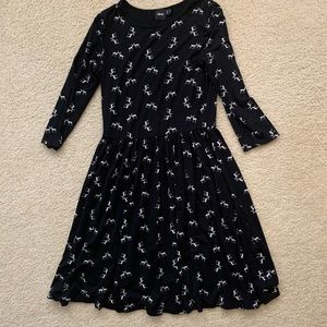 ASOS holiday reindeer fit & flare dress